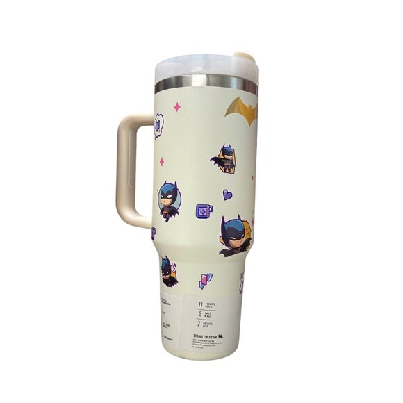 Stanley La bubu Batman Quencher H2.0 Tumbler 40 Oz color-cream - Picture 3 of 5
